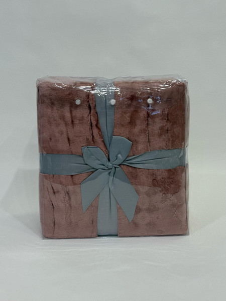 Изображение товара Плед Karven Фланель 1.5сп / PL 011 SOLID BUBBLE v4/Sun Red