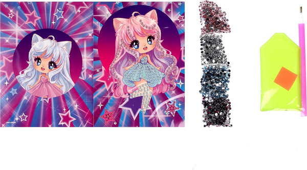 Изображение товара Набор алмазной вышивки Школа талантов Открытка. Милая девочка / 9315935