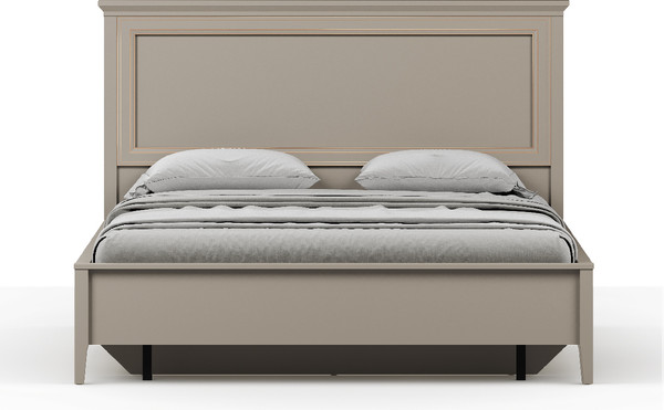 Изображение товара Двуспальная кровать Black Red White Classic LOZ180x200 М (глиняный серый/глиняный серый)