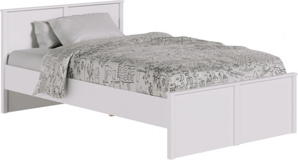 Изображение товара Полуторная кровать Black Red White Ewa LOZ120x200 М (белый/белый)