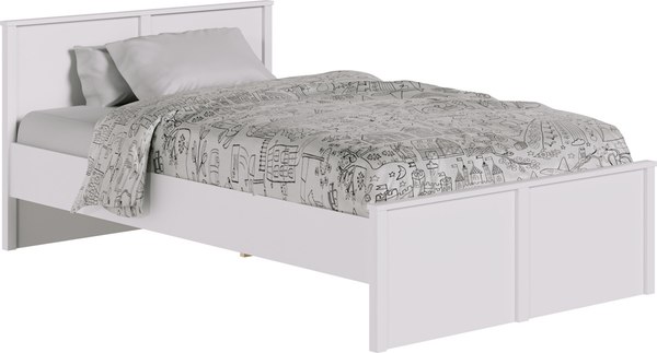 Изображение товара Полуторная кровать Black Red White Ewa LOZ120х200 Д (белый/белый)
