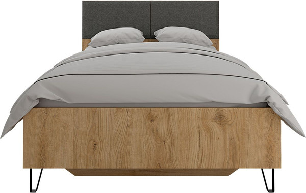 Изображение товара Полуторная кровать Black Red White Grace LOZ120х200 Д (дуб наварра/графит)