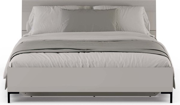 Изображение товара Полуторная кровать Black Red White Domenica LOZ140х200 М (глиняный серый/глиняный серый)