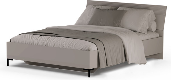 Изображение товара Двуспальная кровать Black Red White Domenica LOZ160х200 Д (глиняный серый/глиняный серый)