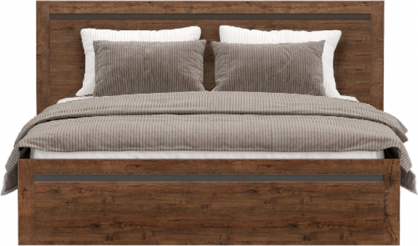 Изображение товара Двуспальная кровать Black Red White Kada S404-LOZ160х200 М (дуб April/дуб April)