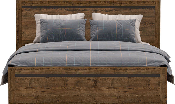 Изображение товара Двуспальная кровать Black Red White Kada S404-LOZ160х200 Д (дуб April/дуб April)