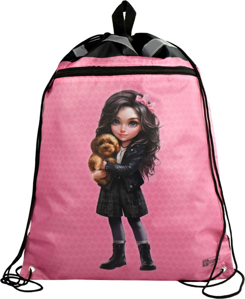 Изображение товара Мешок для обуви Феникс+ Брюнетка с собачкой / 69182