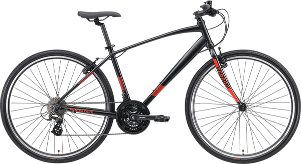 Изображение товара Велосипед STARK Terros 28.3 V 2024 (20, черный матовый металлик/оранжевый/черный, разобр, в коробке)