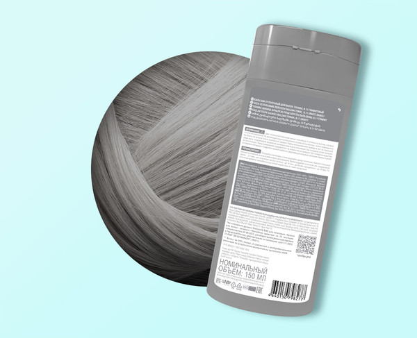 Изображение товара Оттеночный бальзам для волос Тоника 8.11 (150мл, графит)