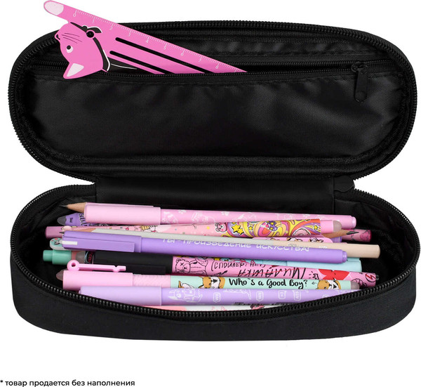 Изображение товара Пенал Феникс+ Брюнетка с собачкой / 68329