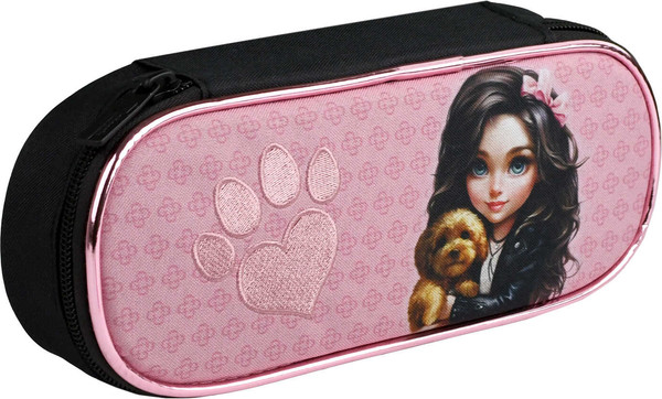 Изображение товара Пенал Феникс+ Брюнетка с собачкой / 68329