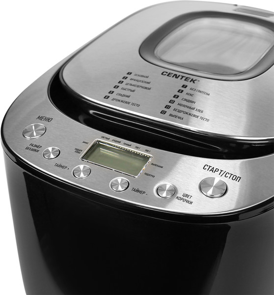 Изображение товара Хлебопечка Centek CT-1418 (пластик/сталь)