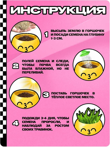 Изображение товара Набор для выращивания растений Эврики Поцелуйчик / 10588749