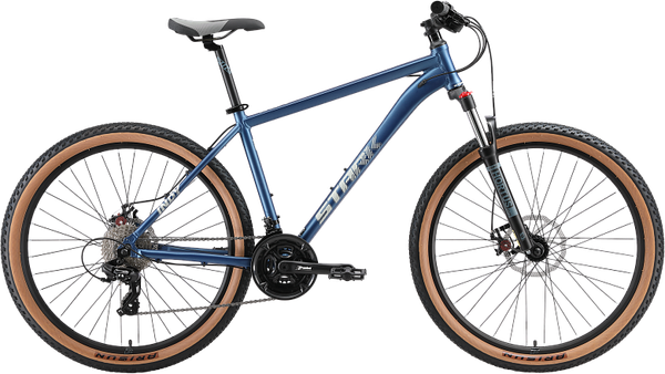 Изображение товара Велосипед STARK Indy 27.1 D 2025 (M/18, берлинская лазурь матовый/серый, разобранный, в коробке)