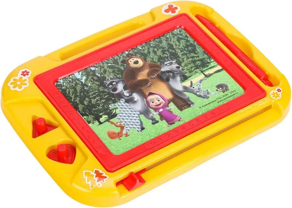 Изображение товара Доска для рисования Играем вместе Маша и Медведь / HS8006KSMB