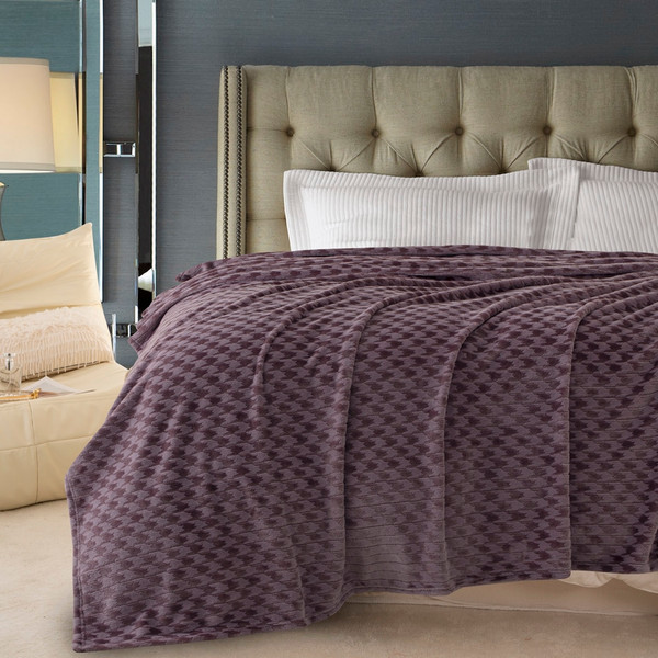 Изображение товара Плед Karven Фланель Евро / PL014 JACQAURD v6/Purple