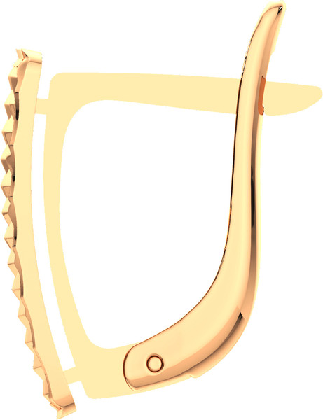 Изображение товара Комплект ювелирных украшений из розового золота ZORKA С алмазной резкой (цепочка 512076Г.030.14K.R 45см, серьги 3900111.14K.R.ZZ, подвеска 400060)