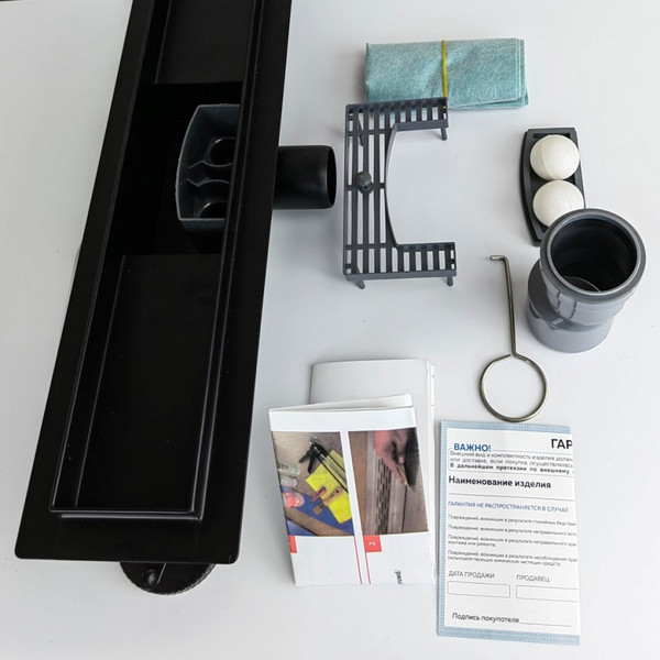 Изображение товара Трап для душа Teymi Ellie T90370 (черный)