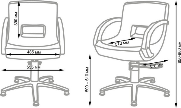 Изображение товара Кресло парикмахерское Элеганс МД-2203 Алекс (красный)