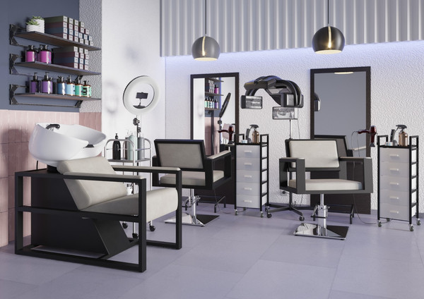 Изображение товара Кресло парикмахерское Элеганс Дуглас (черный)