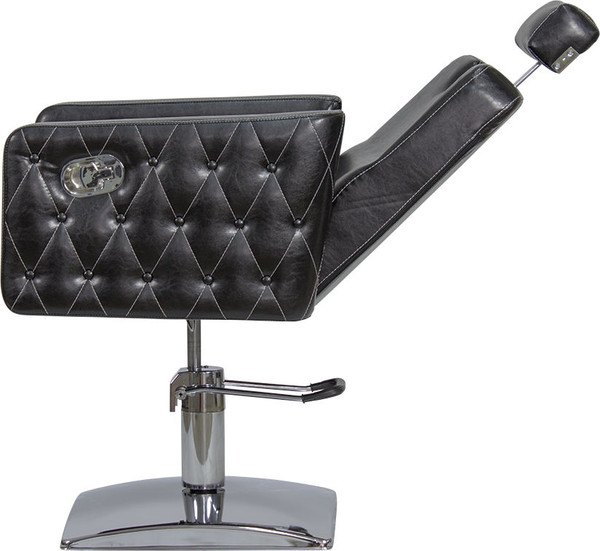 Изображение товара Кресло парикмахерское Элеганс МД - 166 (черный, регулировка спинки и подголовника)