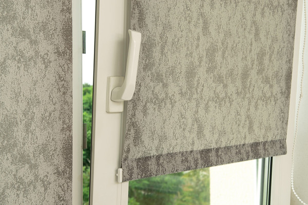 Изображение товара Рулонная штора Delfa Сантайм Марс Жаккард СРШ-03Д 27015 (160x170, темно-серый)