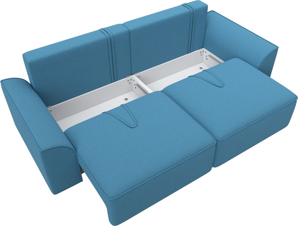 Изображение товара Диван Лига Диванов Лига-048 / 128217 (рогожка амур голубой)