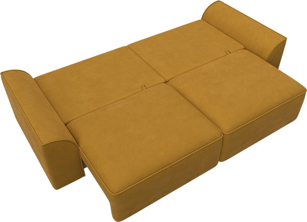 Изображение товара Диван Лига Диванов Лига-048 / 128219 (велюр желтый)