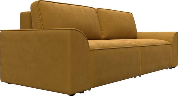 Изображение товара Диван Лига Диванов Лига-048 / 128219 (велюр желтый)