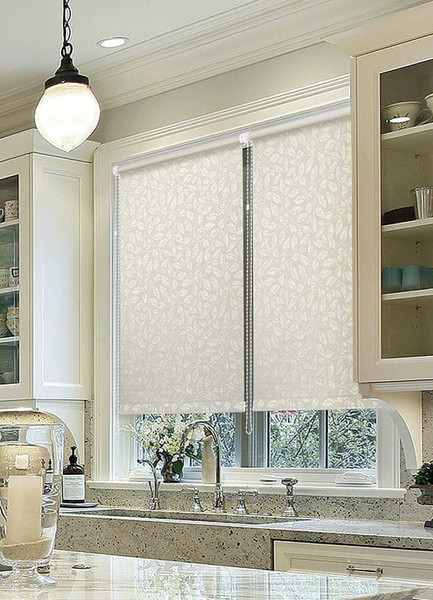 Изображение товара Рулонная штора Delfa Сантайм Металлик Принт Блейд СРШ-03Д 7531 (180x170, кремовый)