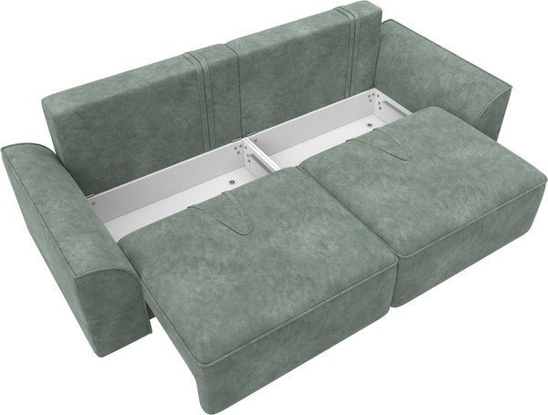 Изображение товара Диван Лига Диванов Лига-048 / 128221 (велюр зеленый)