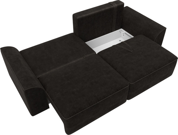 Изображение товара Диван Лига Диванов Лига-048 / 128223 (велюр коричневый)