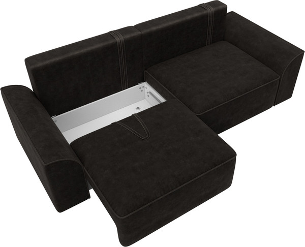 Изображение товара Диван Лига Диванов Лига-048 / 128223 (велюр коричневый)