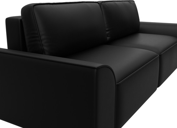 Изображение товара Диван Лига Диванов Лига-048 / 128227 (экокожа черный)