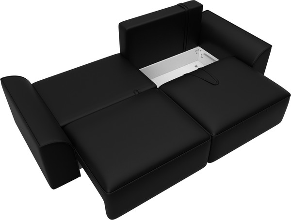 Изображение товара Диван Лига Диванов Лига-048 / 128227 (экокожа черный)