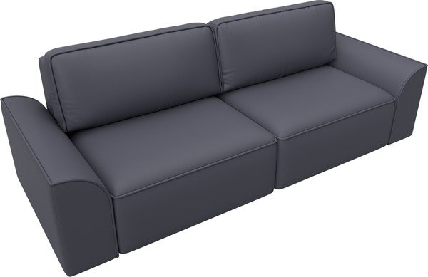 Изображение товара Диван Лига Диванов Лига-048 / 128228 (экокожа серый)