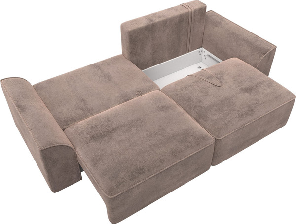 Изображение товара Диван Лига Диванов Лига-048 / 128230 (велюр бежевый)