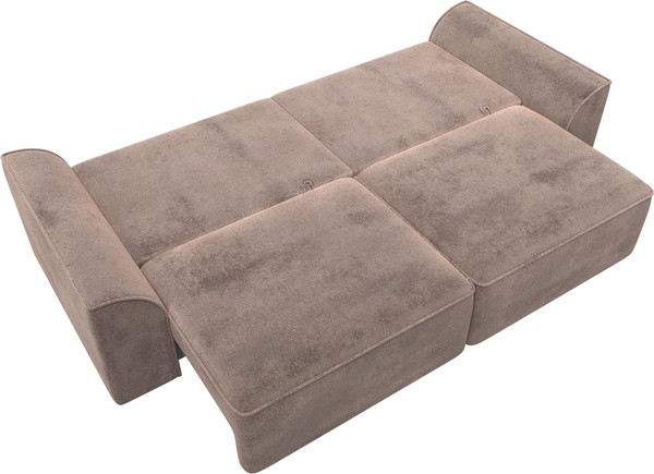 Изображение товара Диван Лига Диванов Лига-048 / 128230 (велюр бежевый)