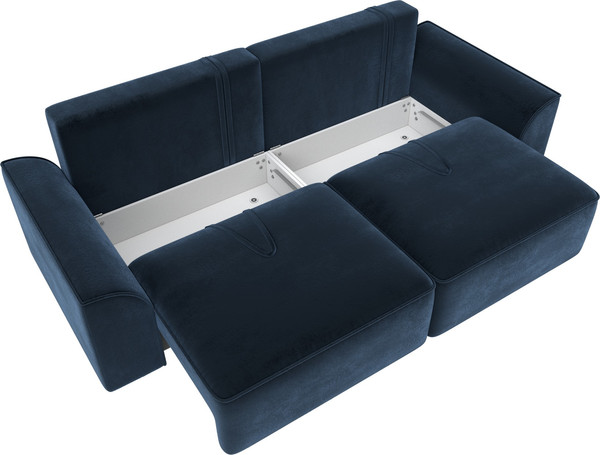 Изображение товара Диван Лига Диванов Лига-048 / 128231 (велюр синий)