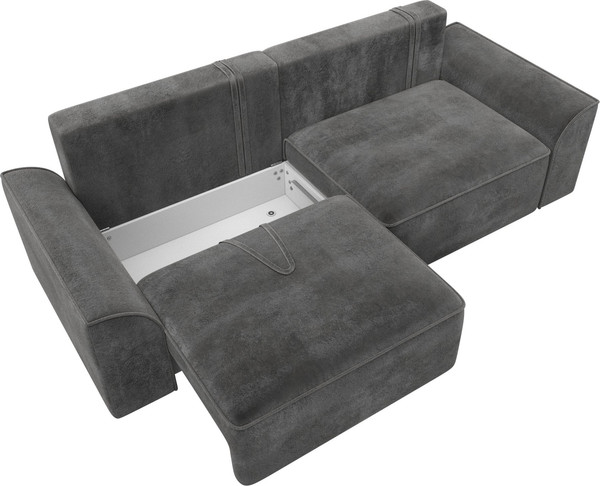 Изображение товара Диван Лига Диванов Лига-048 / 128232 (велюр серый)