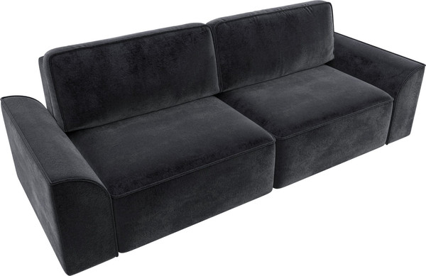 Изображение товара Диван Лига Диванов Лига-048 / 128233 (велюр темно-серый)