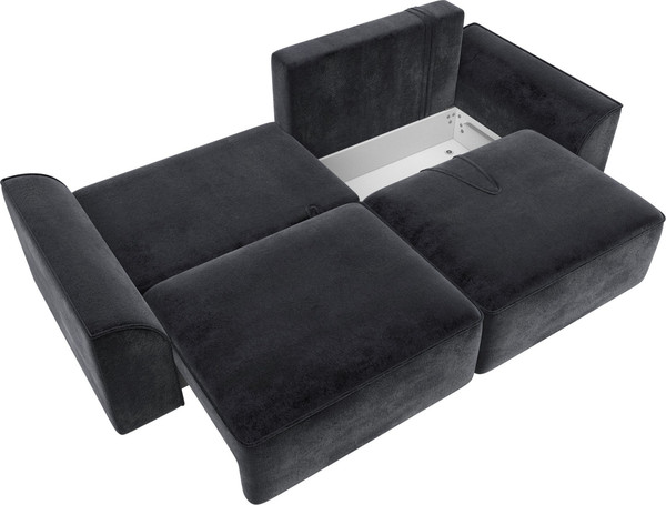 Изображение товара Диван Лига Диванов Лига-048 / 128233 (велюр темно-серый)