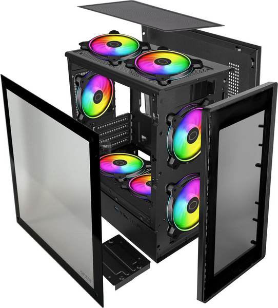 Изображение товара Корпус для компьютера Ginzzu CL402 (черный)