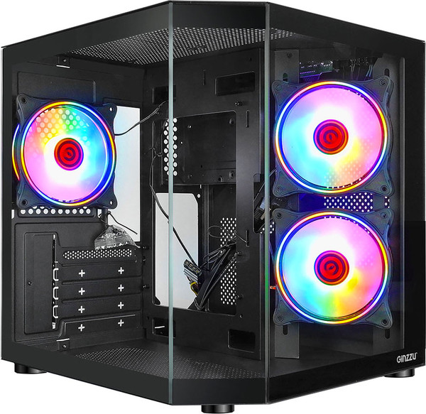 Изображение товара Корпус для компьютера Ginzzu V190 (черный)