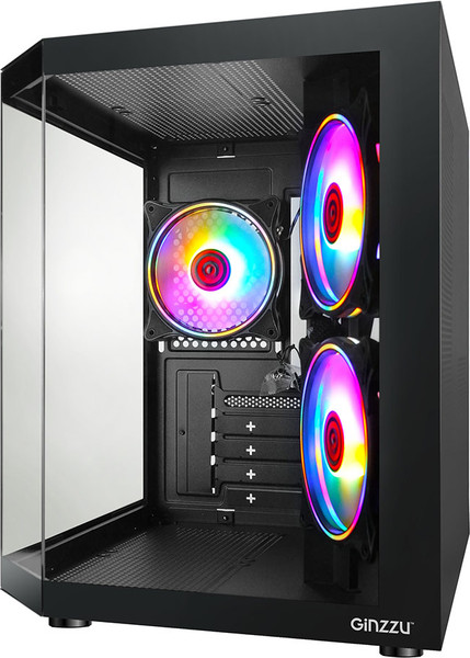 Изображение товара Корпус для компьютера Ginzzu V190 (черный)