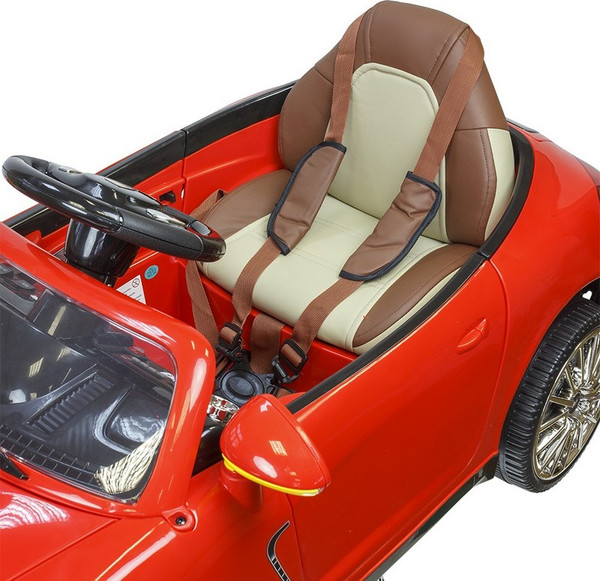 Изображение товара Кресло парикмахерское Элеганс Машинка детское (красный)