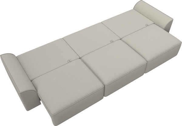 Изображение товара Диван Лига Диванов Лига-048 Лонг / 128239 (рогожка амур бежевый)