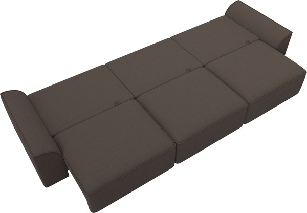 Изображение товара Диван Лига Диванов Лига-048 Лонг / 128240 (рогожка амур коричневый)