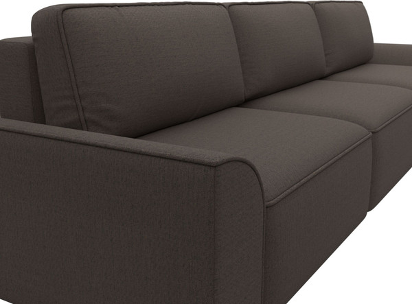 Изображение товара Диван Лига Диванов Лига-048 Лонг / 128240 (рогожка амур коричневый)