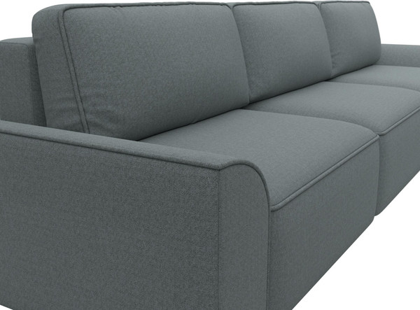 Изображение товара Диван Лига Диванов Лига-048 Лонг / 128241 (рогожка амур серый)